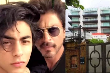 விழாக்கோலம் பூண்டிருக்கும் ஷாருக்கானின் மன்னத் இல்லம்- கொண்டாட்டத்தில் குடும்பம்