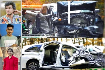அமெரிக்காவில் இந்திய மாணவர்கள் சென்ற கார் விபத்து: 3 பேர் மரணம், 5 பேர் காயம்