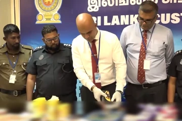 කටුනායක හෙල්ලෙයි - රු. කෝටි 45කට අධික මෙතෙක් අත්අඩංගුවට ගත් විශාලතම මත්පෙති තොගය