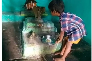 வீட்டின் முன் சமாதி கட்டி வழிபடும் அதிசய கிராமம்!