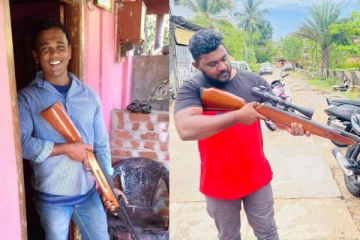 மக்களைப் பெரும் அச்சத்தில் உறைய வைத்த ரி.எம்.வி.பி கட்சி உறுப்பினர்களின் ஆயுதத்துடனான புகைப்படங்கள்!