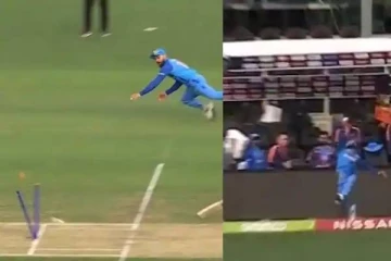 இது தான் என்னோட ஆட்டம் : பீல்டிங்லையும் கிங் என நிரூபித்த கோலி - வைரலாகும் வீடியோ