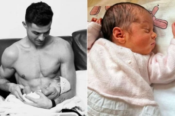 தனது மகளுக்கு பெயர் சூட்டிய ரொனால்டோ!