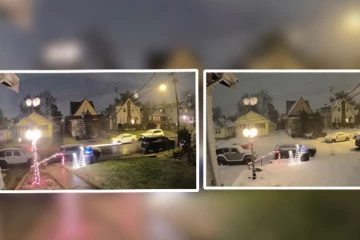 சின்சினாட்டியில் கடும் பனிப்பொழிவு