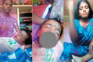 பெண்ணின் சித்ரவதையால் கதறி துடிக்கும் குழந்தை: வாயிலிருந்து கொட்டும் ரத்தம்! நடுங்க வைக்கும் காட்சி