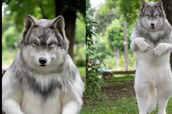 பெரும்தொகை செலவு செய்து ஓநாயாக மாறிய நபர்! | A Person Who Turned Into A Wolf