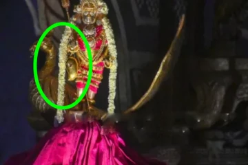 கையில் தங்க மாம்பழத்துடன் பவனி வந்த நல்லூர் கந்தன்!