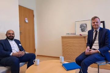 நோர்வே வெளிவிவகார அமைச்சின் தெற்காசியாவிற்கான பிரதிப் பணிப்பாளர்-சாணக்கியன் சந்திப்பு