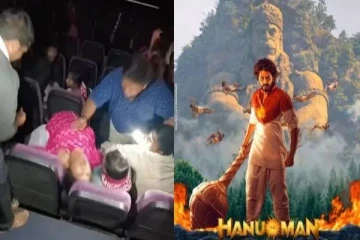ஹனுமான் படத்தை பார்த்து தியேட்டரிலேயே சாமியாடிய பெண் - வைரலாகும் வீடியோ!