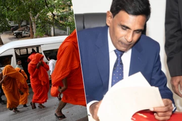 கட்டுநாயக்கவில் போதைப்பொருட்களுடன் கைதான பிக்குகள் : ஆனந்த விஜேபாலவின் அதிரடி நடவடிக்கை