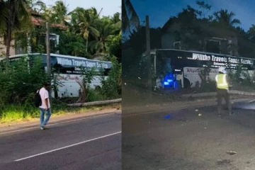 கொழும்பிலிருந்து திருகோணமலை நோக்கி பயணித்த பேருந்து விபத்து : பலர் காயம்