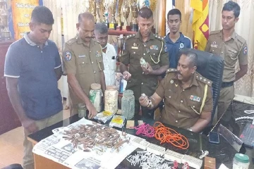 முல்லைத்தீவில் பணியாற்றிய இராணுவ வீரரின் வீட்டிலிருந்து மீட்கப்பட்ட வெடிபொருட்கள்