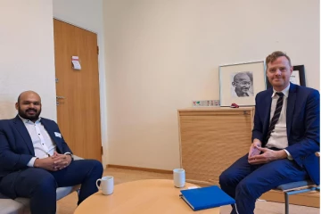 இலங்கையின் பொருளாதார நெருக்கடி குறித்து நோர்வே அதிகாரியுடன் கலந்துரையாடிய சாணக்கியன்