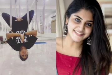 தலைகீழாக நின்றபடி கடுமையாக ஒர்க்கவுட் செய்த கார்த்தியின் மருமகள்!