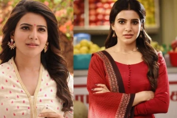 செடியில் பூத்த மலரைப் போல புன்னகையோடு போஸ் கொடுத்த சமந்தா - வைரலாகும் வீடியோ