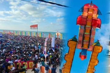 வல்வெட்டித்துறையில் இடம்பெற்ற பிரமாண்டமான பட்டத்திருவிழா