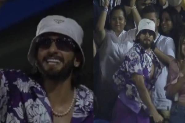 மும்பை அணி வெற்றி பெற்றதை துள்ளி குதித்து கொண்டாடிய பாலிவுட் பிரபலம் - வைரலாகும் வீடியோ - தமிழ்நாடு