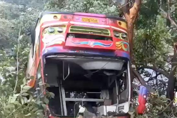 கோவிலுக்கு சென்று திரும்பும் போது நேர்ந்த சோகம் - 9 பக்தர்கள் பரிதாப பலி | 9 Dies In Andhra Bus Accident Falls Into Gorge கோவிலுக்கு சென்று திரும்பும் போது நேர்ந்த சோகம் - 9 பக்தர்கள் பரிதாப பலி | 9 Dies In Andhra Bus Accident Falls Into Gorge