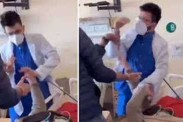 நோயாளியை மோசமாக தாக்கிய மருத்துவர் - வைரலாகும் அதிர்ச்சி வீடியோ