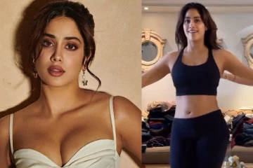 பெல்லி டான்ஸ் ஆடும் நடிகை ஜான்வி கபூர்.. சமுக வலைதளங்களில் வைரலாகும் வீடியோ