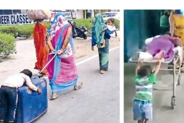 அன்றும்... இன்றும்! இந்தியாவின் கொரோனா நிலையை உணர்த்திய ஒற்றை புகைப்படம்: கலங்கும் மக்கள்