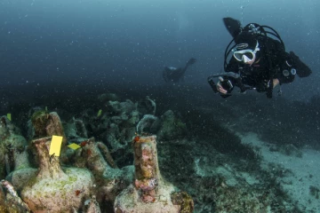 கடலுக்கு அடியில் பிரம்மாண்டமாக திறக்கப்பட்ட  அருங்காட்சியகம்! சுற்றுலா பயணிகளுக்கு அமோக வரவேற்பு..