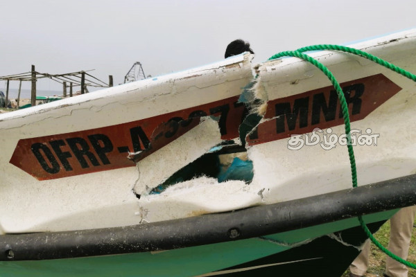 மன்னாரில் இரு படகுகள் மோதி விபத்து - ஒருவர் படுகாயம் | Two Boats Collide In Mannar One Injured மன்னாரில் இரு படகுகள் மோதி விபத்து - ஒருவர் படுகாயம் | Two Boats Collide In Mannar One Injured