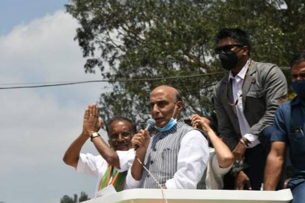 திமுகவுக்கு தக்க பாடம் புகட்ட வேண்டும்: ராஜ்நாதி சிங் சூளுரை | Rajnath Singh Dmk Electiontamilnadu