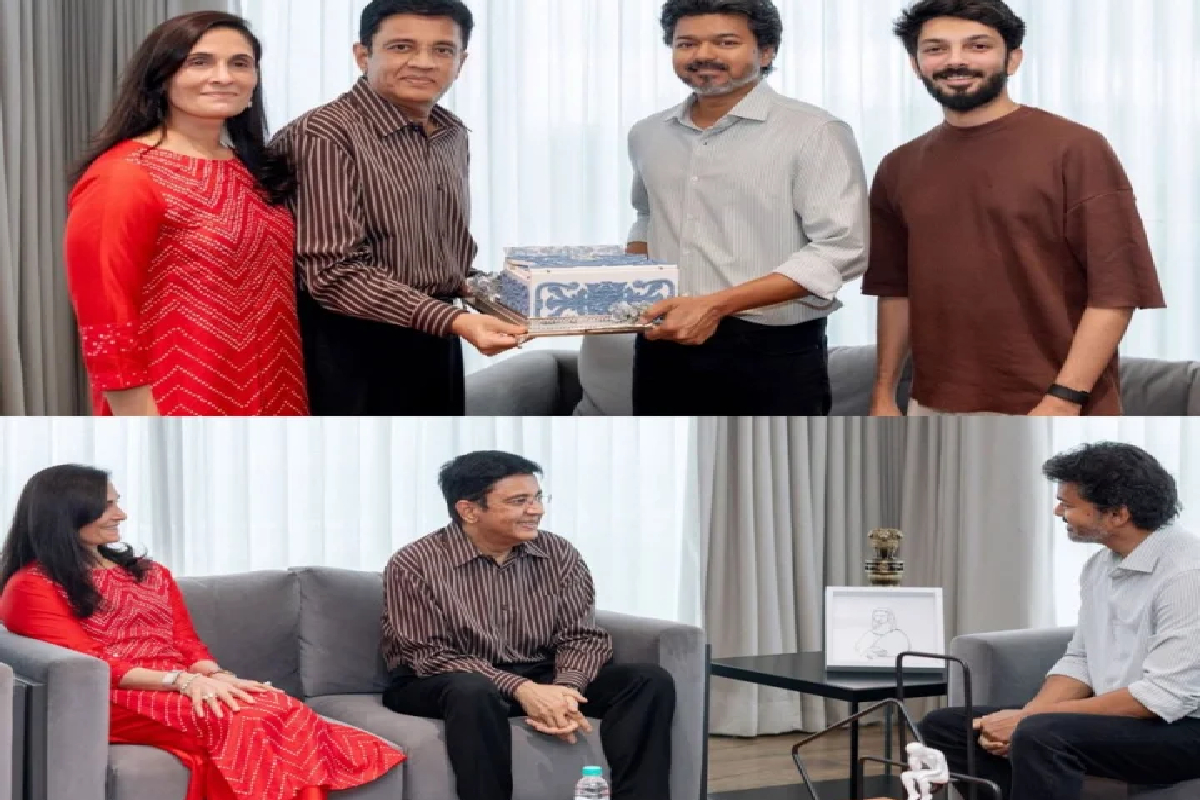 அனிருத் - காவ்யா மாறன் திருமணம்; குடும்பத்துடன் சென்று முதலமைச்சர் விஜய்க்கு அழைப்பு! | Anirudh And Kavya Maran To Wed Cm Vijay Invited அனிருத் - காவ்யா மாறன் திருமணம்; குடும்பத்துடன் சென்று முதலமைச்சர் விஜய்க்கு அழைப்பு! | Anirudh And Kavya Maran To Wed Cm Vijay Invited