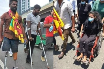 Gota Go Home...தீவிரம் அடையும் போராட்டம்;   களத்தில் இறங்கிய மாற்றுத்திறனாளிகள்!