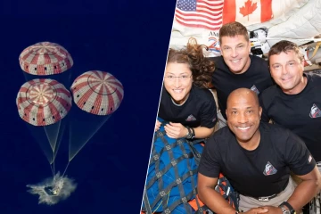 பூமிக்குத் திரும்பியது ஆர்டெமிஸ் II குழு