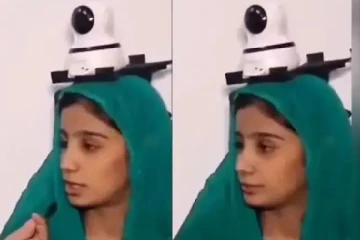 மகளின் தலையில் CCTV கேமரா பொருத்திய தந்தை! எதற்காக தெரியுமா? வைரல் வீடியோ