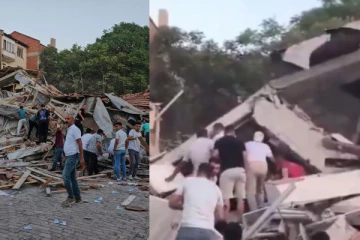 துருக்கியில் சக்திவாய்ந்த நிலநடுக்கம் - நொறுங்கி விழுந்த கட்டிடங்கள்