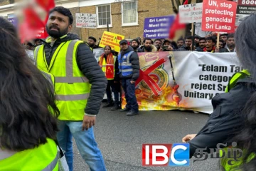 லண்டனில் முன்னெடுக்கப்பட்ட கறுப்பு தின போராட்டம்!