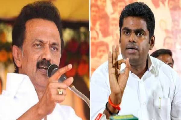 mk stalin - annamalai