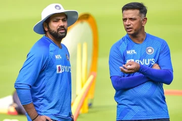 பிரியாவிடையின் போதும் ரோகித் சர்மாவிற்கு நன்றி தெரிவித்த ராகுல் டிராவிட் - வைரலாகும் வீடியோ