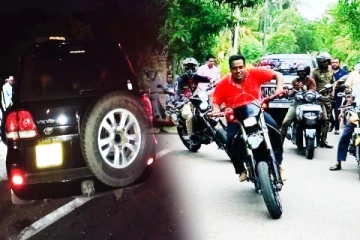 கட்டுநாயக்க அதிவேக நெடுஞ்சாலை விபத்தில் இராஜாங்க அமைச்சர் உட்பட இருவர் பலி