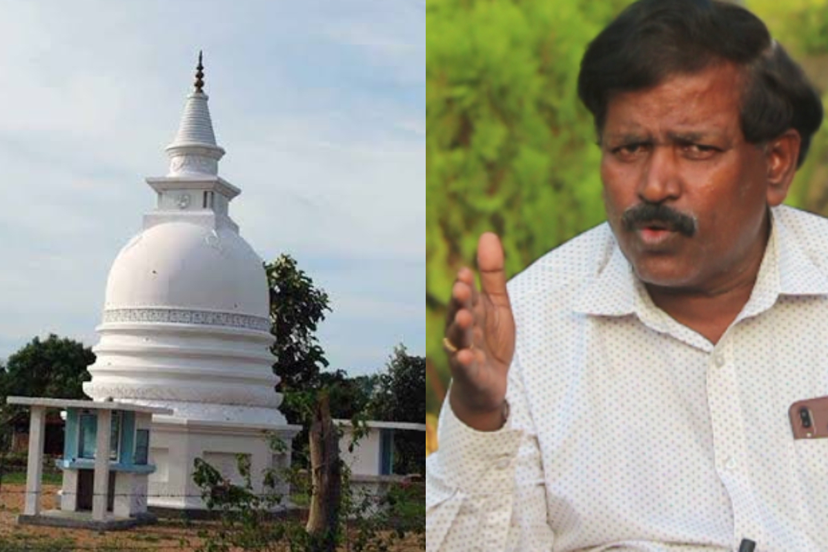 வட்டுவாகல் விகாரைக்குக் கீழே பெரிய புதைகுழி...! ரவிகரன் எம்.பி. அதிர்ச்சித் தகவல் | Huge Mass Grave Under Vattuvakal Buddist Vihara வட்டுவாகல் விகாரைக்குக் கீழே பெரிய புதைகுழி...! ரவிகரன் எம்.பி. அதிர்ச்சித் தகவல் | Huge Mass Grave Under Vattuvakal Buddist Vihara