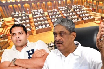 பொன்சேகாவை தாக்க முற்பட்ட ஹரின்: ஐக்கிய மக்கள் சக்தியின் மே தின கூட்டத்தில் பரபரப்பு