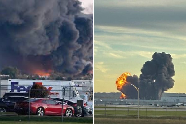 அமெரிக்காவில் வெடித்த சரக்கு விமானம்! வெளியான பலியானோர் எண்ணிக்கை | Us Louisville Ups Cargo Plane Crashes 7 Dead அமெரிக்காவில் வெடித்த சரக்கு விமானம்! வெளியான பலியானோர் எண்ணிக்கை | Us Louisville Ups Cargo Plane Crashes 7 Dead