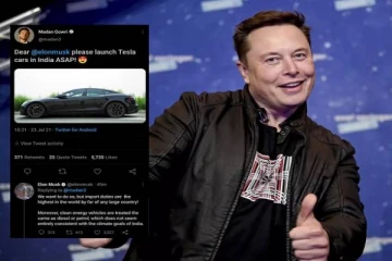 இந்தியாவுல இறக்குமதி வரி அதிகமாக இருக்கு.. பிரபல யூடியூபரின் கேள்விக்கு எலான் மஸ்க் பதில்!