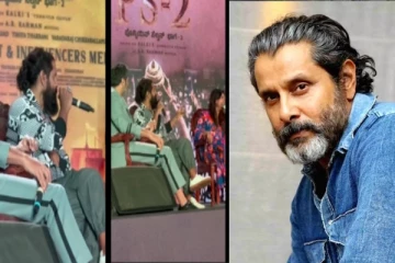 மேடையில் பாட்டுப் பாடி அசத்திய விக்ரம் - வியந்து போன ரசிகர்கள்!