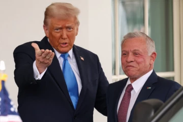 டொனால்ட் ட்ரம்புக்கும் ஜோர்தான் மன்னர் இடையே சந்திப்பு