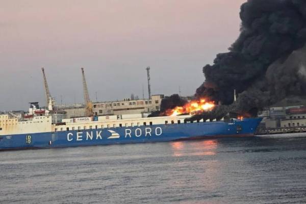 russia strikes damages turkish ship in odesa