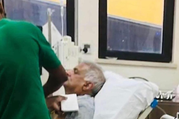 மீண்டும் தேசிய வைத்தியசாலைக்கு விரைந்த சஜித் | Sajith Met Ranil At Hospital