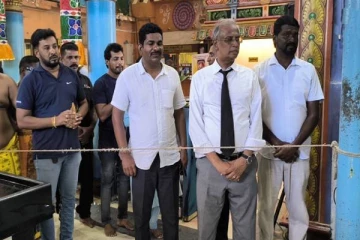 திருகோணமலை திருக்கோணேஸ்வரர் ஆலயத்தில் சுமந்திரன் எம்.பி.!