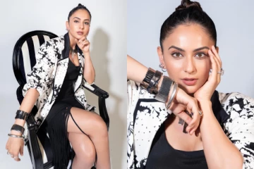 ட்ரெண்டி உடையில் ரகுல் ப்ரீத் லேட்டஸ்ட் போட்டோஷூட்