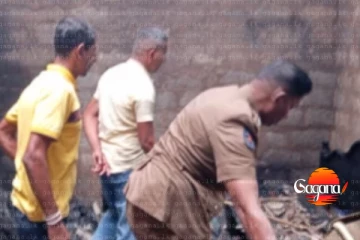 බුත්තලමටම ඇහෙන්න ඇවිලුණු ගින්නෙන් පිළිස්සුණු මව මරු තුරුළට - පියා සහ දියණිය තවමත් රෝහලේ