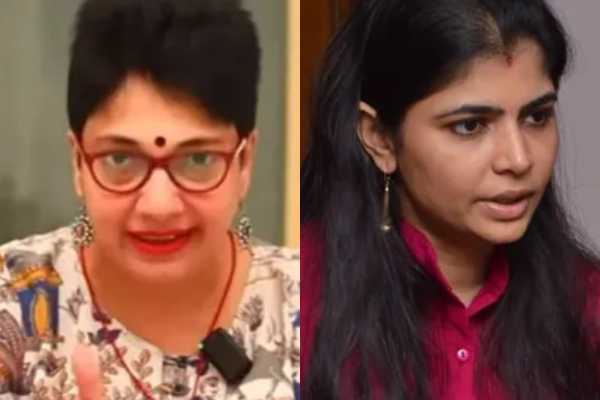 உங்க பாட்டை வப்பாட்டி தானே பாடுச்சு!! சின்மயியை வெளுத்து வாங்கிய பிரபலம்... | Chinmayi Apology Singing In Draupathi 2 Maduvanti