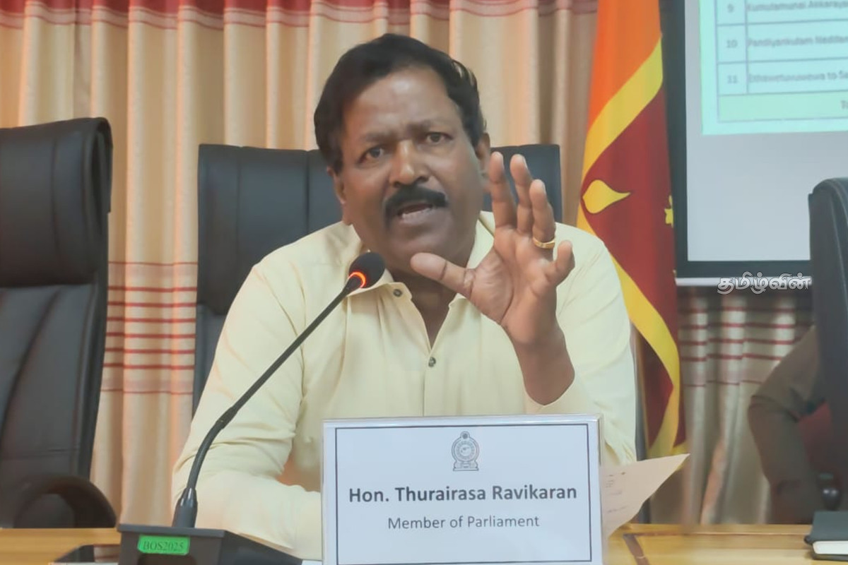 தண்ணிமுறிப்பு ஏ.சி.பாம் கிராம மக்களை மீள்குடியேற்றுமாறு ரவிகரன் எம்.பி வலியுறுத்து | Ravikaran Mp Resettlement Of A C P A M Villagers தண்ணிமுறிப்பு ஏ.சி.பாம் கிராம மக்களை மீள்குடியேற்றுமாறு ரவிகரன் எம்.பி வலியுறுத்து | Ravikaran Mp Resettlement Of A C P A M Villagers